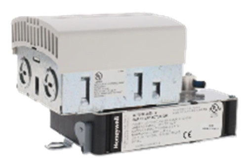 Honeywell product, industrial automation controller with a white and black design.