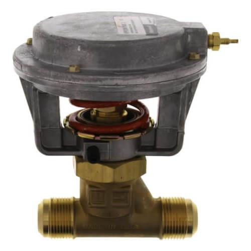 Honeywell pressure regulator, industrial mechanical device for controlling fluid pressure in pipelines.