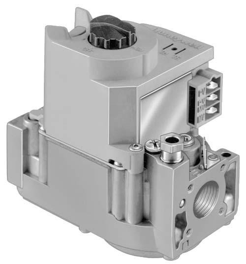 Honeywell industrial valve, metallic and electronic component for flow control.