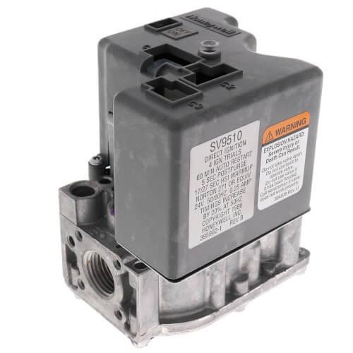 Honeywell SV9510 Gas Valve, industrial safety valve with electronic control unit and metal base