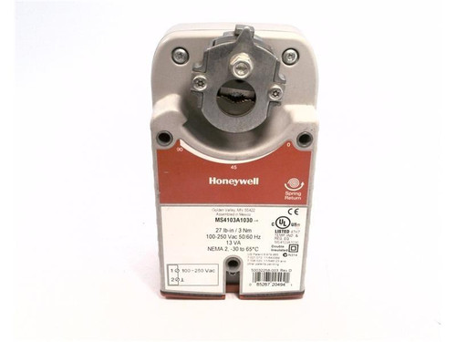 Honeywell gas control valve, industrial safety device used for controlling gas flow in appliances and systems.
