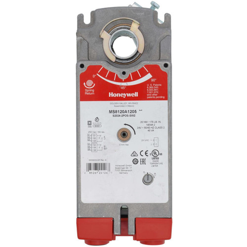 Honeywell Gas Valve, industrial safety equipment with control dial and connection ports.