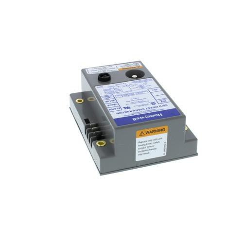 Honeywell product, electrical control module or relay device with multiple connection terminals and warning label
