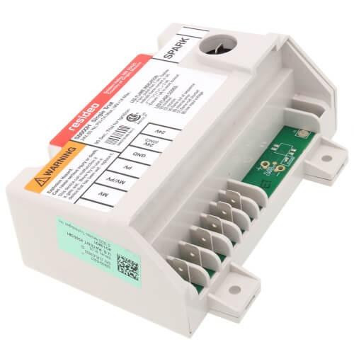 Honeywell Product, electrical switch wiring module with multiple terminal connectors and warning labels.