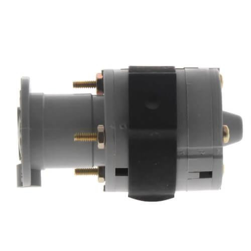 Honeywell product, a compact gray and black industrial component with metal fittings and electrical connectors.