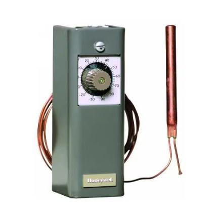 Honeywell Temperature Controller, industrial electrical temperature control device with dial and copper sensor