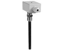 Honeywell Temperature Sensor, a white industrial sensor with a black probe for temperature measurement.