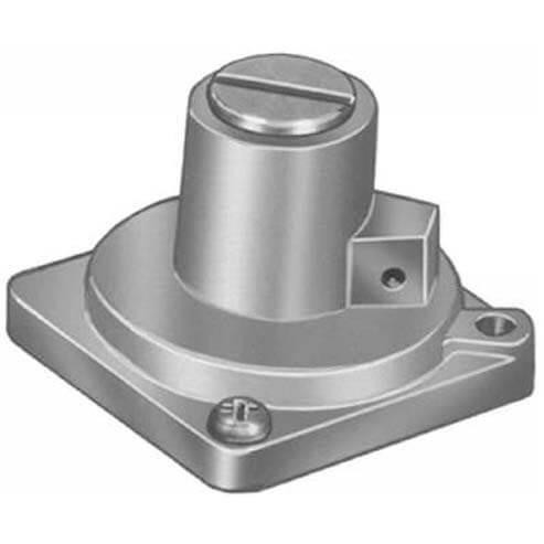 Honeywell Equipment, metallic industrial component with cylindrical top and mounting base for precision application.