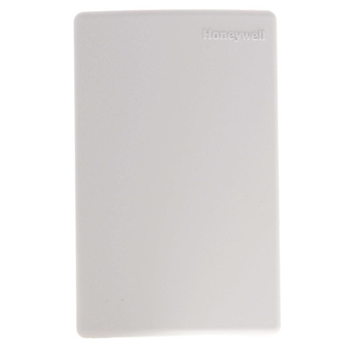 Honeywell, a white plastic device with a smooth surface, is shown in the image.