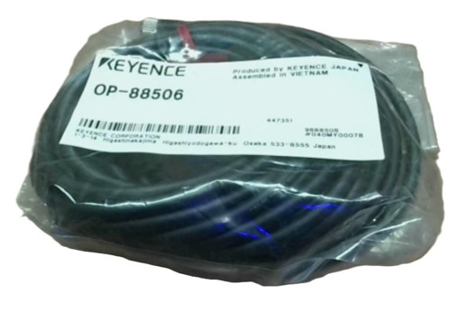 Keyence industrial sensor cable, new in sealed packaging.