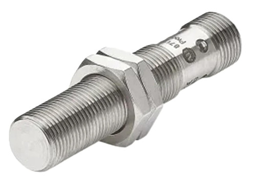 Allen-Bradley 871TM-DX07, industrial sensor or component with threaded metal body and electronic parts.