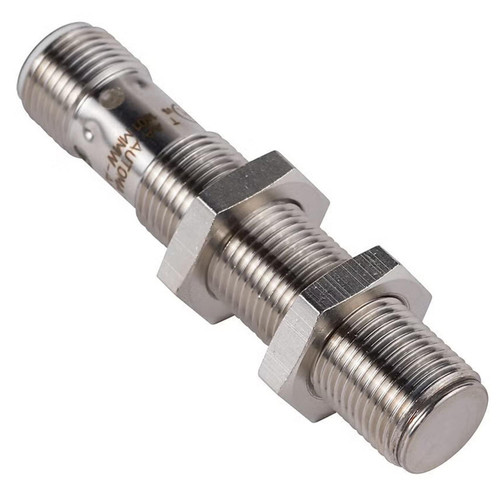 Automation Direct MMW-AP-1H, industrial stainless steel pressure sensor with threaded connectors.