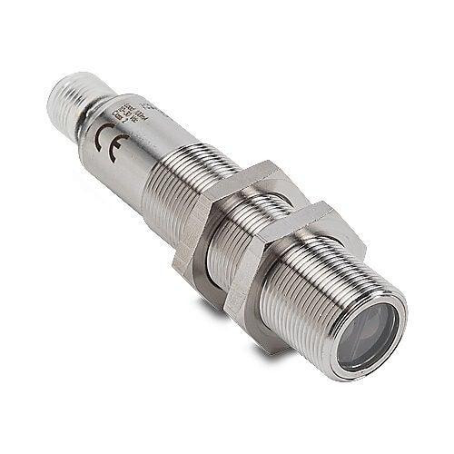Automation Direct FFRS-BN-1E, industrial sensor with metal construction and threaded design for precise installation.