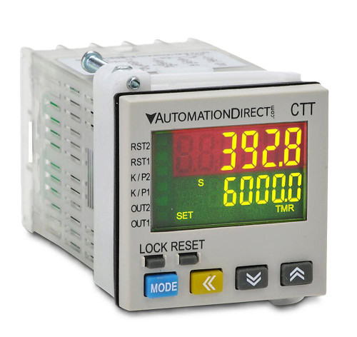 Automation Direct CTT-AN-A120, digital temperature controller with display and control buttons.
