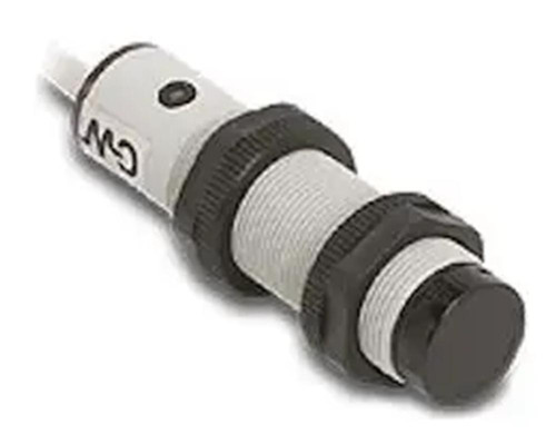Automation Direct FAID-BN-0A, industrial pushbutton switch in a black and white compact design with mounting hardware.