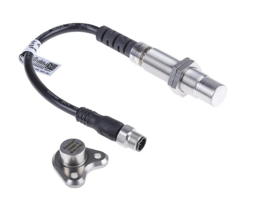 Allen-Bradley 440N-Z21S17H, industrial sensor and connector for automation equipment.