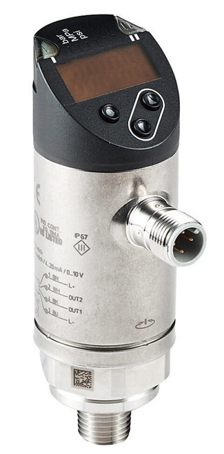 Automation Direct EPS25-1450-1001, industrial sensor with digital display and connector for automation applications.