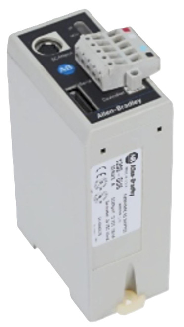 Allen-Bradley 1203-GU6, industrial electrical relay with white casing and terminal connections.