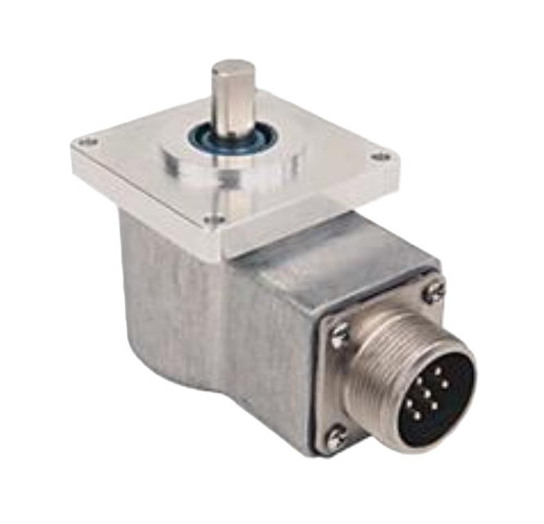 Allen-Bradley 845T-DZ33BCK-C, industrial rotary actuator with mounting and electrical connection