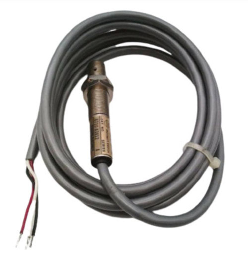 Allen-Bradley 871C-A3A12 product, industrial sensor with a cable and threaded sensor head.