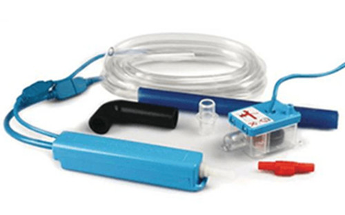 Aspen Pumps 83819, portable pump and accessories for HVAC system maintenance.