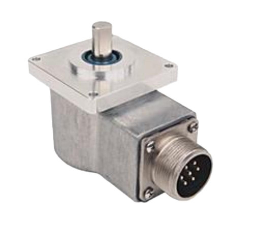Allen-Bradley 845T-DZ21ACJ-C, industrial motor connector with metal housing and circular pin connector