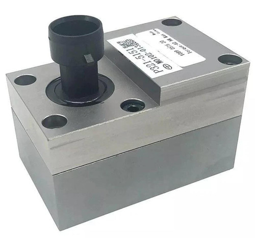Atlas Copco 1089 0575 20, industrial component, metallic rectangular device with black cylindrical part on top and label on the side