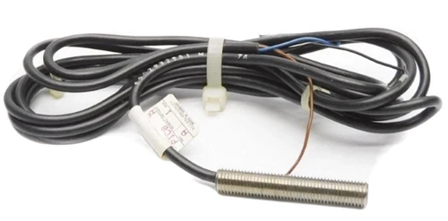 Allen-Bradley 871C-P1C8, industrial sensor probe with wiring and connector for automation control systems.