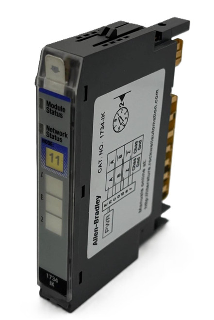 Allen-Bradley, industrial automation relay module for controlling electrical circuits.