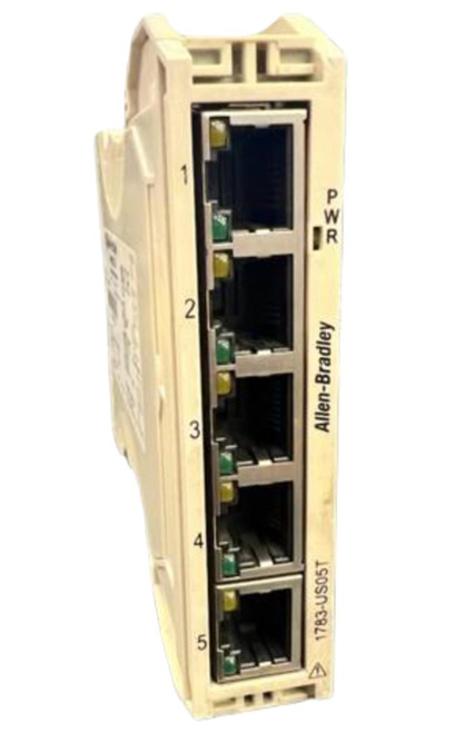 Allen-Bradley 1773-US50T, industrial Ethernet module for automation control systems.