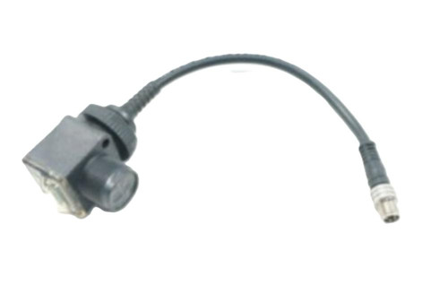 Allen-Bradley sensor, industrial sensor with a cable connector for automation and manufacturing applications.