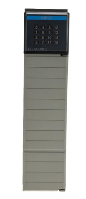 Allen-Bradley product, industrial control panel with digital input display.
