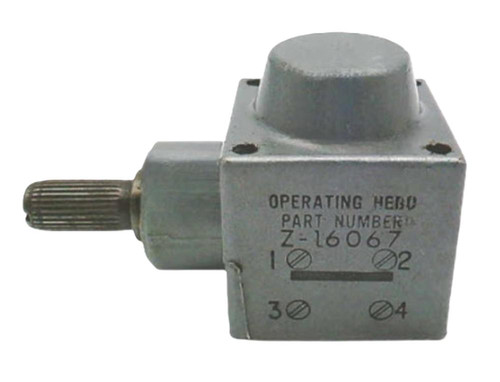 Allen-Bradley Z-16067, industrial rotary switch or encoder component for automation equipment.