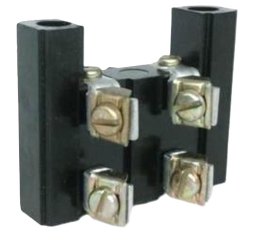 Allen-Bradley X-107421, industrial electrical contactor with black plastic housing and metallic terminals for electrical connection.
