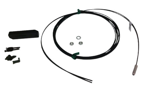 Allen-Bradley 99-802, industrial sensor and cable assembly with mounting accessories for automation systems.