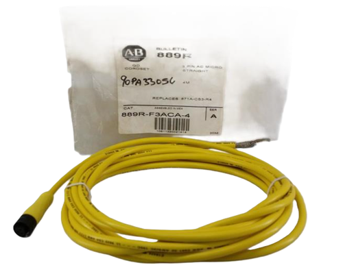 Allen-Bradley 889R-F3ACA-4 AC Micro Cordset 3-Pin [New]
