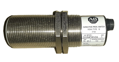 Allen-Bradley 875C-D10NP30-D4 Capacitive Proximity Sensor [New]