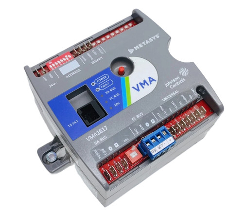 Johnson Controls MS-VMA1617-1 VAV Ctrl/Act/DPT + TSTAT Port [Refurbished]