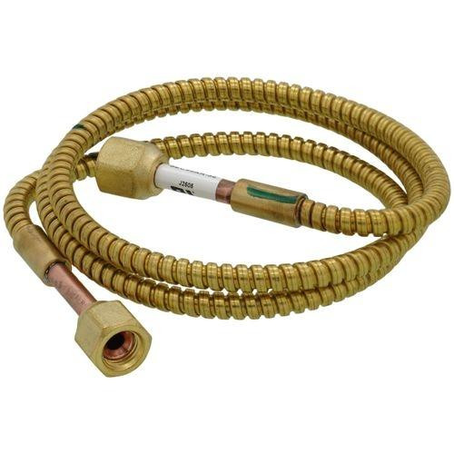 Johnson Controls SEC99AA-36C, flexible metallic refrigerant hose with connectors for HVAC systems.