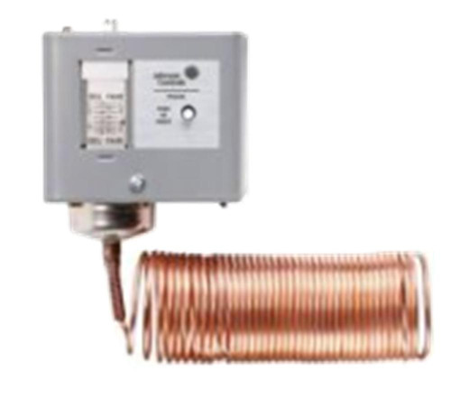 Johnson Controls A70TH-1C, electronic controller and heating element for temperature control.