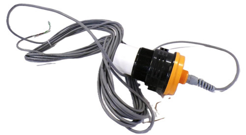 Automation Products Group MNU-2424-C35-B83, industrial sensor with wiring and connector for automation applications.