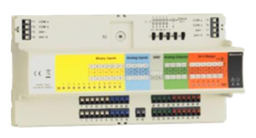 Honeywell XFU830A REFURBISHED, control panel with color-coded labels and terminal connections for HVAC system