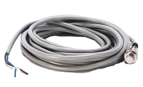 Allen-Bradley 871TM-DH4CE12-A5, industrial sensor cable with connector and exposed wires, used for automation and control systems.