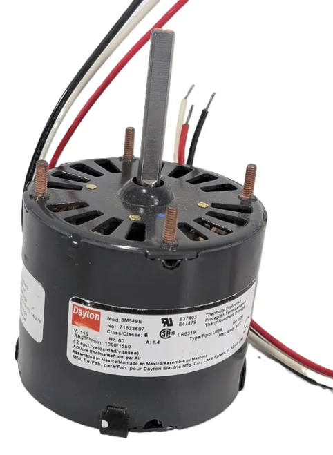 Dayton 3M549E HVAC Motor 1/30 HP 1550 RPM 115V Shaded Pole [New]