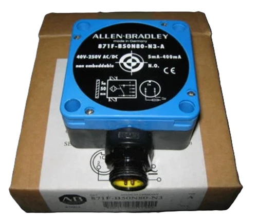 Allen-Bradley 871F-B50N80-N3-A Flat Pack Prox Sensor 50mm [New]