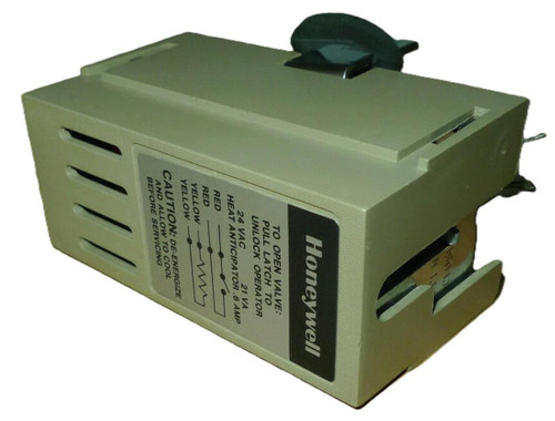 Honeywell V8343A1018, industrial temperature control relay device.