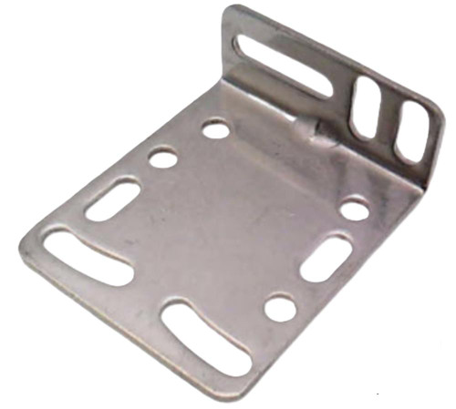 Allen-Bradley 60-BJS-L2, metallic mounting bracket with multiple holes and slots for industrial equipment installation.