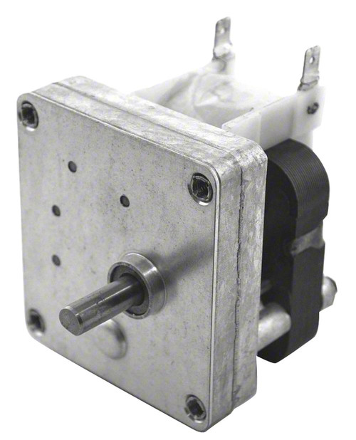 Dayton 52JE26, electric gear motor with metal and plastic components, compact design for industrial applications.