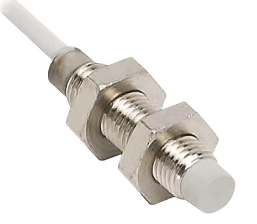 Automation Direct, metal sensor connector with threaded fittings for industrial automation.