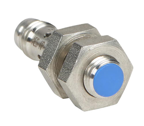 Automation Direct, industrial pressure sensor with metallic body and blue sensing element